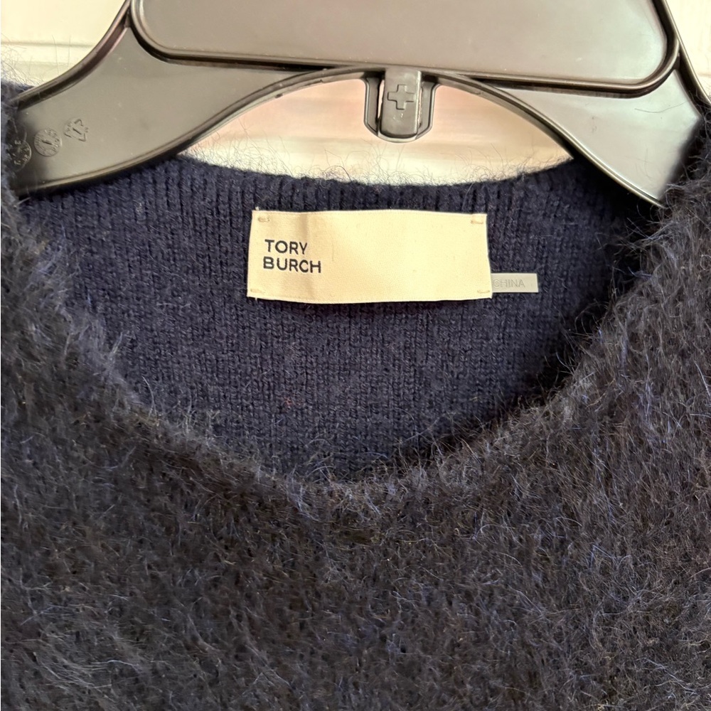Tory Burch Deep Blue Knit Top